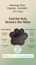 Organic Pet Soap 2 soap bars $18.95