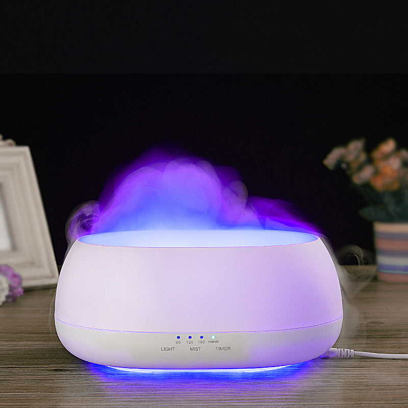 HOMEFISH 500ml ultrasonic aroma diffuser with colorful LED light and remote control