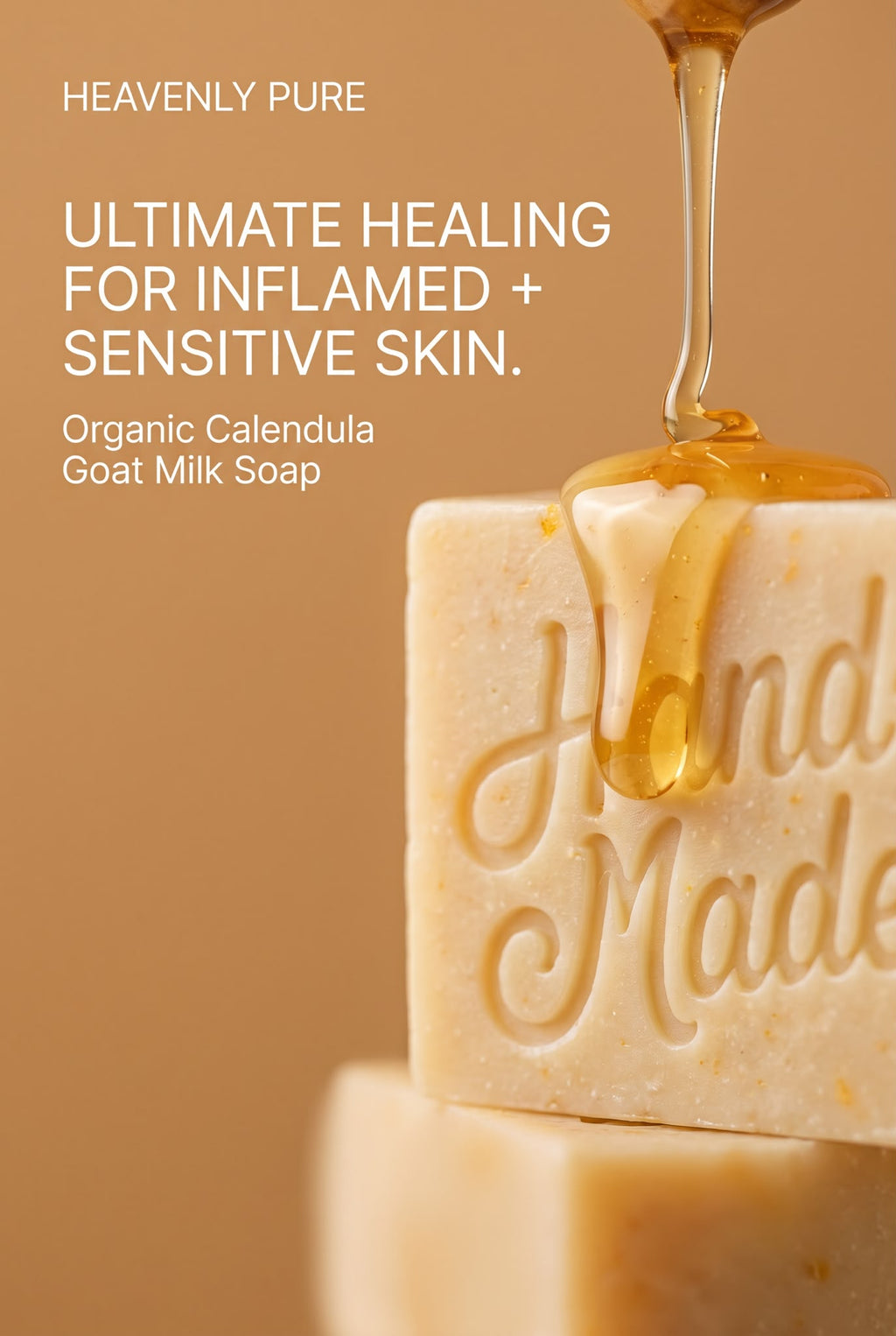 Organic Chamomile Goat Milk  $14.00 (2 soap bars)