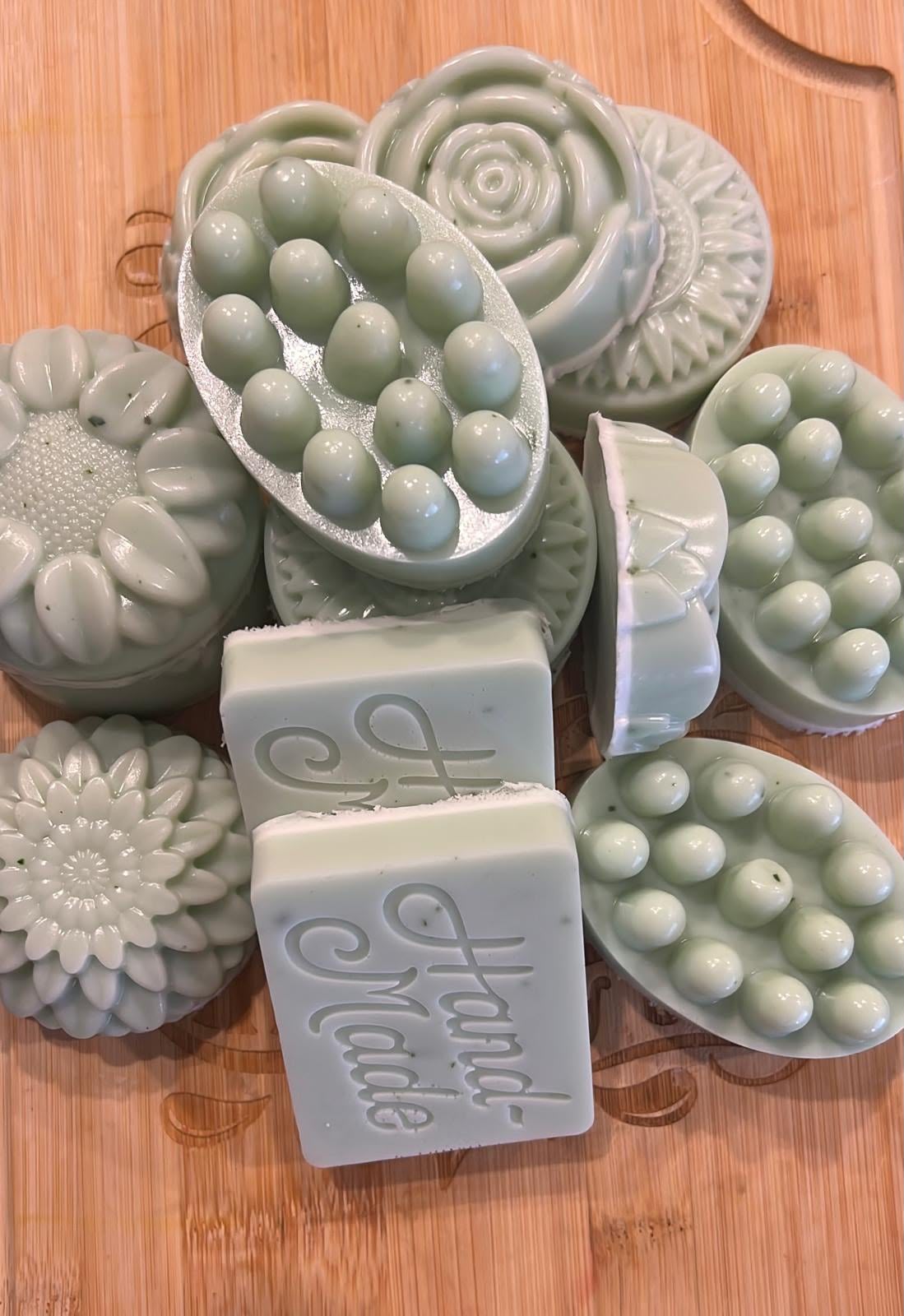 Organic Aloevera cucumber & Goat milk  $14.00 (2 soap bars)