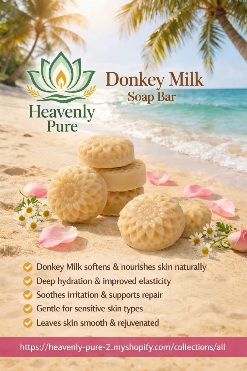 Donkey Milk Organic soaps   $14.00 (2 soap bars)