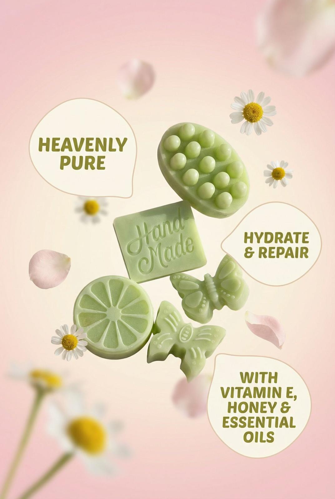 Lemongrass Goat Milk Soap Bars: (2 Soap Bars)