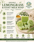 Lemongrass Goat Milk Soap Bars