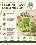 Lemongrass Goat Milk Soap Bars