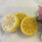 Two bright orange Sweet Orange Soap bars with natural citrus scent and vitamin C benefits